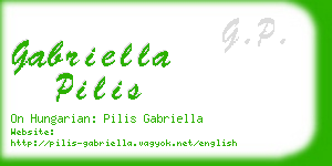 gabriella pilis business card